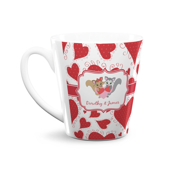 Cute Squirrel Couple 12 Oz Latte Mug - Front