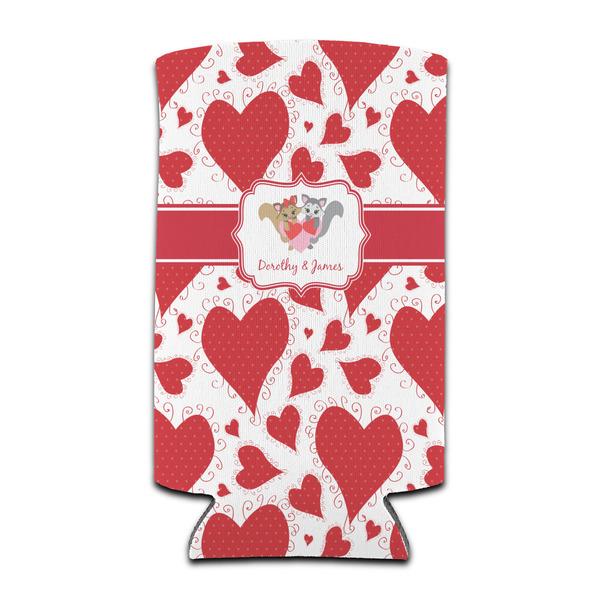 Cute Squirrel Couple 12oz Tall Can Sleeve - Set of 4 - FRONT