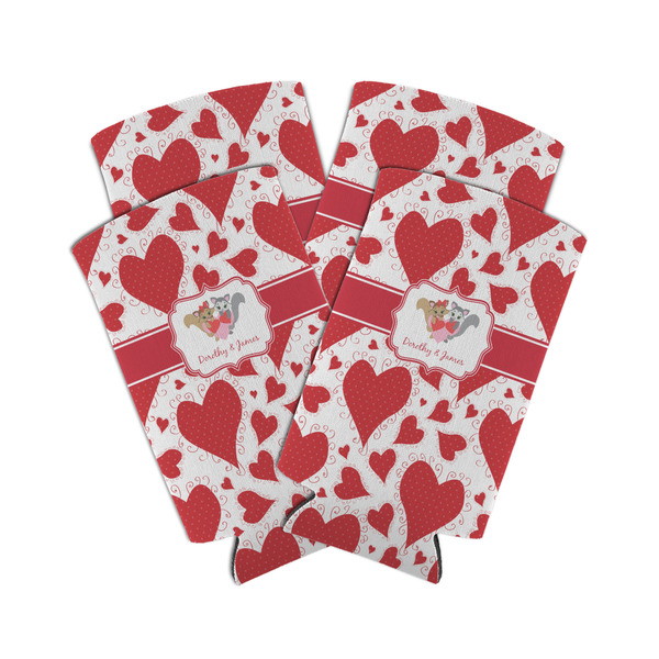 Cute Squirrel Couple 12oz Tall Can Sleeve - Set of 4 - MAIN