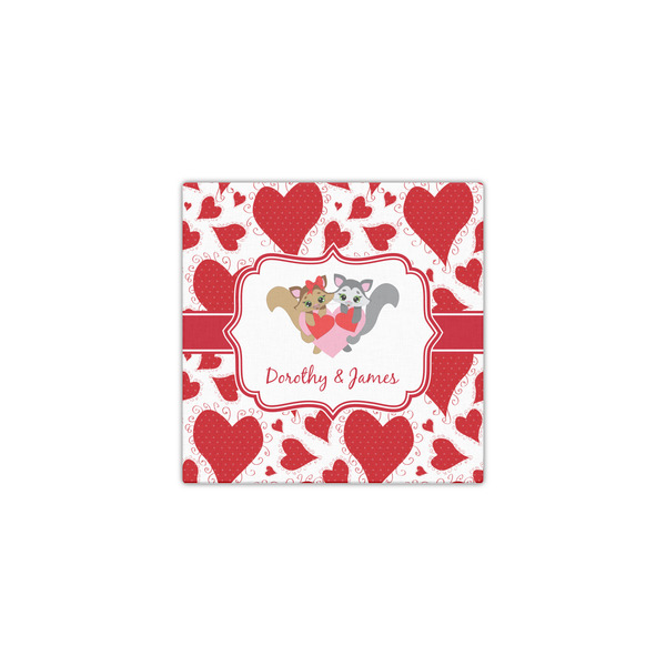 Cute Squirrel Couple 12x12 - Canvas Print - Front View