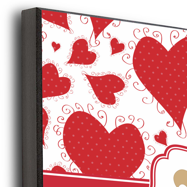 Cute Squirrel Couple 12x12 Wood Print - Closeup