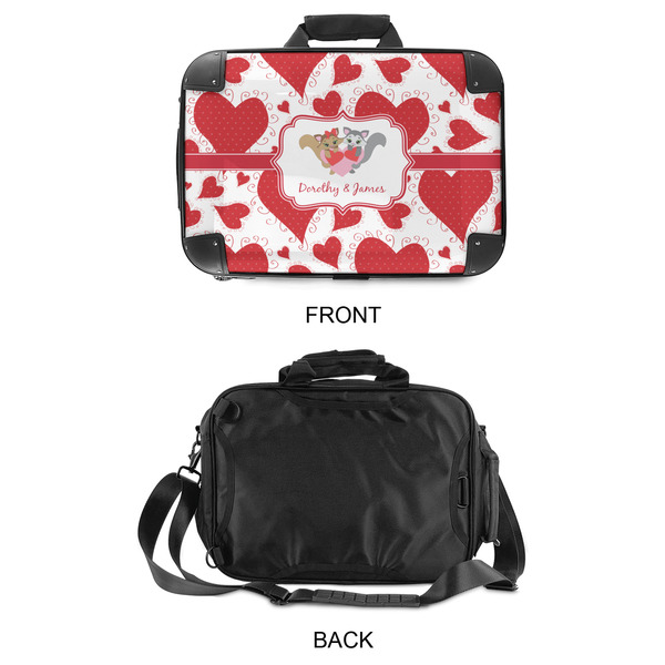 Cute Squirrel Couple 15" Hard Shell Briefcase - APPROVAL