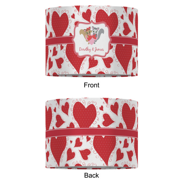 Cute Squirrel Couple 16" Drum Lampshade - APPROVAL (Fabric)