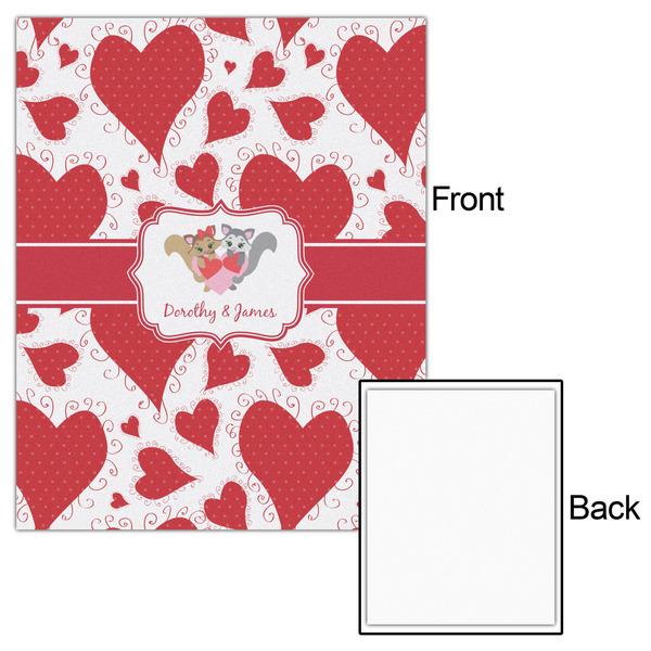 Cute Squirrel Couple 16x20 - Matte Poster - Front & Back