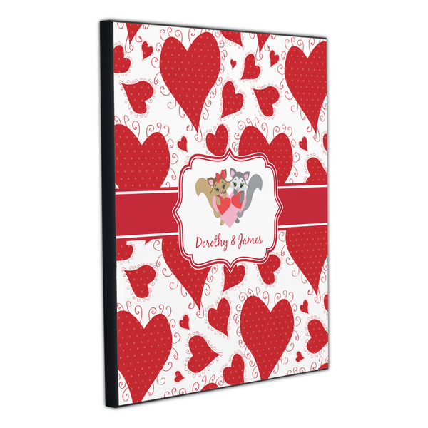 Cute Squirrel Couple 20x24 Wood Print - Angle View