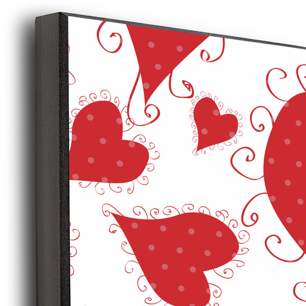 Cute Squirrel Couple 20x24 Wood Print - Closeup