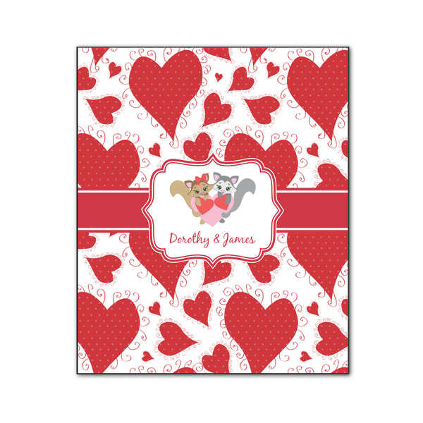 Cute Squirrel Couple 20x24 Wood Print - Front View