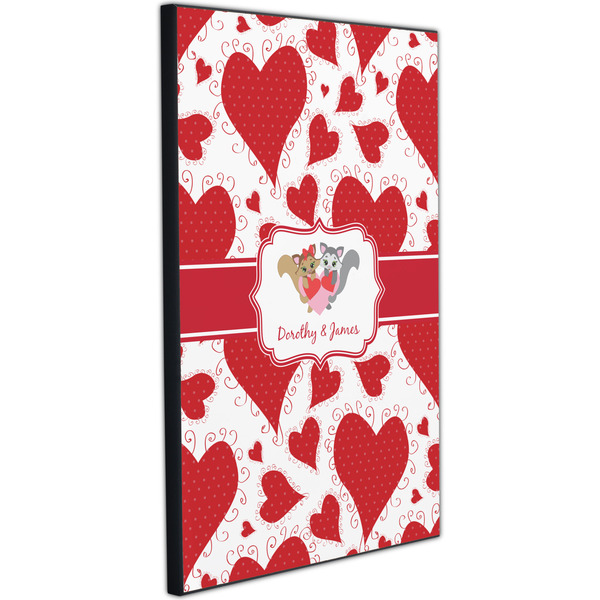 Cute Squirrel Couple 20x30 Wood Print - Angle View