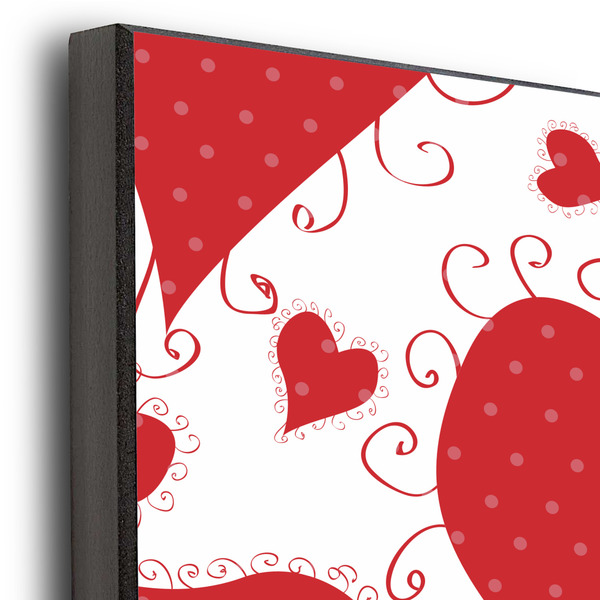 Cute Squirrel Couple 20x30 Wood Print - Closeup