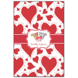 Cute Squirrel Couple Wood Print - 20x30 (Personalized)