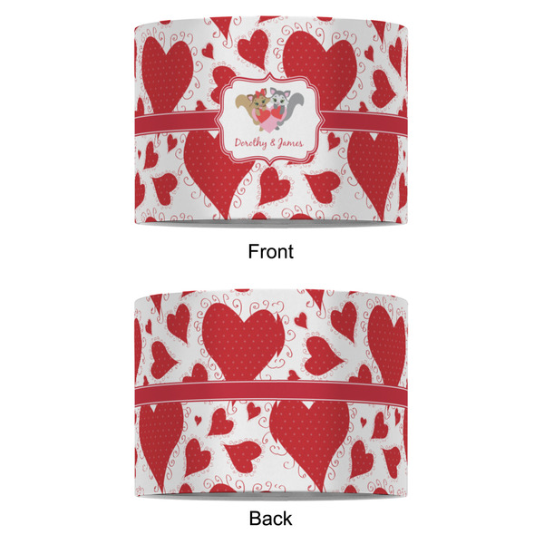 Cute Squirrel Couple 8" Drum Lampshade - APPROVAL (Fabric)