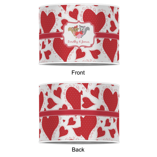 Cute Squirrel Couple 8" Drum Lampshade - APPROVAL (Poly Film)