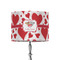 Cute Squirrel Couple 8" Drum Lampshade - ON STAND (Fabric)