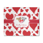 Cute Squirrel Couple 8' x 10' Patio Rug (Personalized)