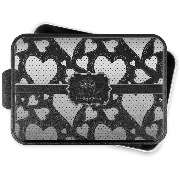 Custom Cute Squirrel Couple Aluminum Baking Pan with Lid (Personalized)