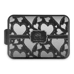 Cute Squirrel Couple Aluminum Baking Pan with Black Lid (Personalized)