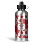 Cute Squirrel Couple Water Bottles - 20 oz - Aluminum (Personalized)