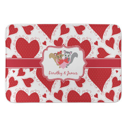 Cute Squirrel Couple Anti-Fatigue Kitchen Mat (Personalized)