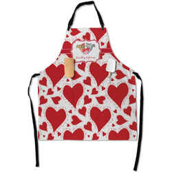 Cute Squirrel Couple Apron With Pockets w/ Couple's Names