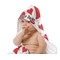 Cute Squirrel Couple Baby Hooded Towel on Child