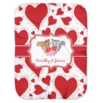 Cute Squirrel Couple Baby Swaddling Blanket (Personalized)