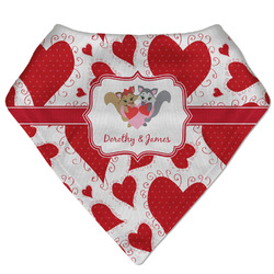 Cute Squirrel Couple Bandana Bib (Personalized)