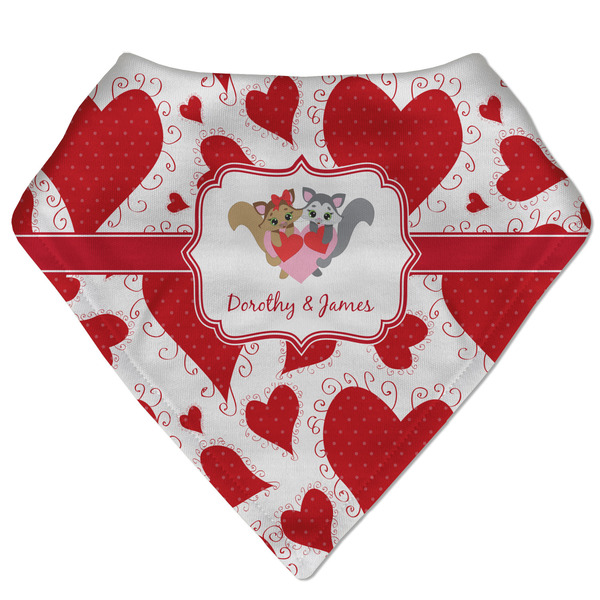 Custom Cute Squirrel Couple Bandana Bib (Personalized)