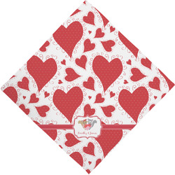 Cute Squirrel Couple Dog Bandana Scarf w/ Couple's Names