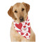 Cute Squirrel Couple Dog Bandana Scarf w/ Couple's Names