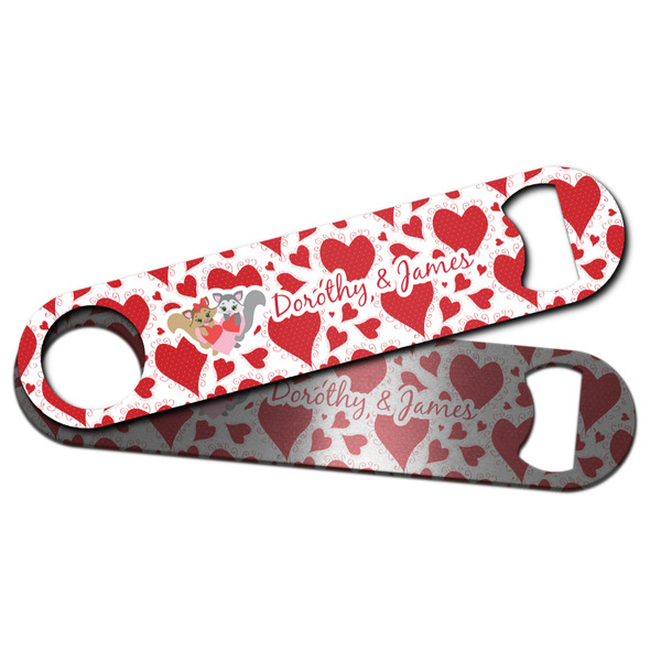 Cute Squirrel Couple Bar Bottle Opener - Main