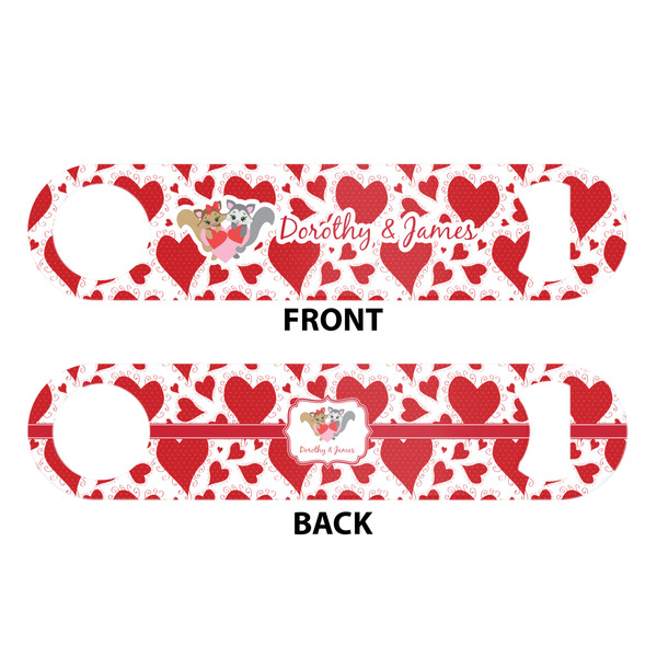 Cute Squirrel Couple Bar Bottle Opener - White - Approval