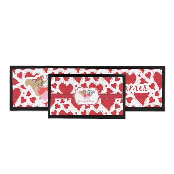 Cute Squirrel Couple Bar Mat - Parent Main