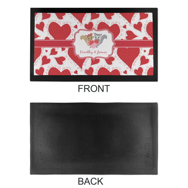 Cute Squirrel Couple Bar Mat - Small - APPROVAL