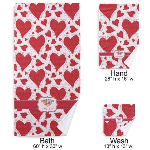 Cute Squirrel Couple Bath Towel Sets - 3-piece - Approval