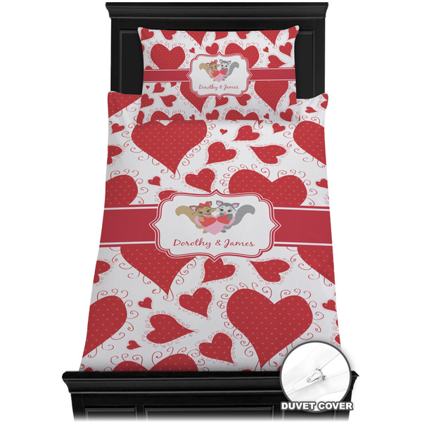 Cute Squirrel Couple Bedding Set (TwinXL) - Duvet