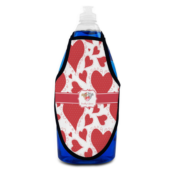 Cute Squirrel Couple Bottle Apron - Soap - FRONT