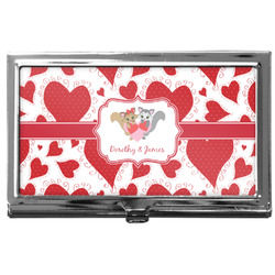 Cute Squirrel Couple Business Card Case