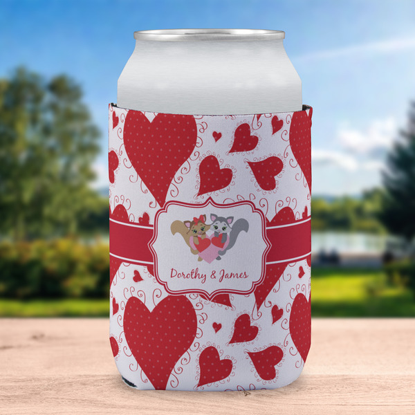 Cute Squirrel Couple Can Sleeve - LIFESTYLE (single)