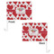 Cute Squirrel Couple Car Flag - 11" x 8" - Front & Back View