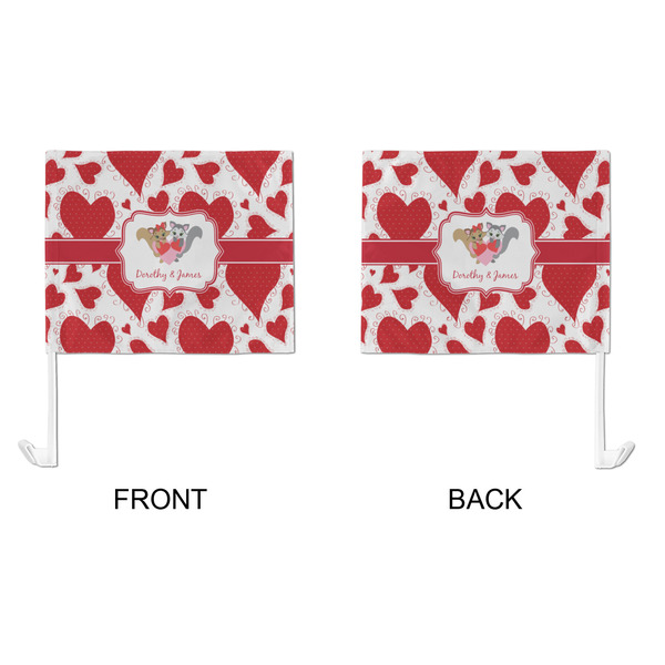 Cute Squirrel Couple Car Flag - Large - APPROVAL