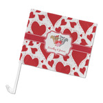 Cute Squirrel Couple Car Flag - Large (Personalized)