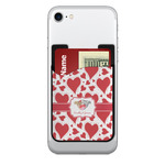 Cute Squirrel Couple 2-in-1 Cell Phone Credit Card Holder & Screen Cleaner (Personalized)