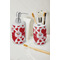 Cute Squirrel Couple Ceramic Bathroom Accessories - LIFESTYLE (toothbrush holder & soap dispenser)