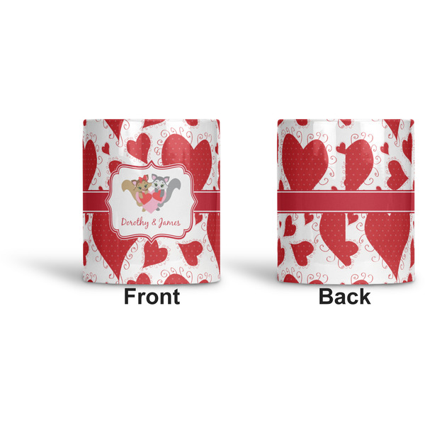 Cute Squirrel Couple Ceramic Pen Holder - Apvl