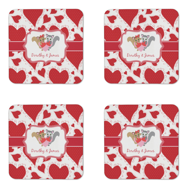 Cute Squirrel Couple Coaster Set - APPROVAL