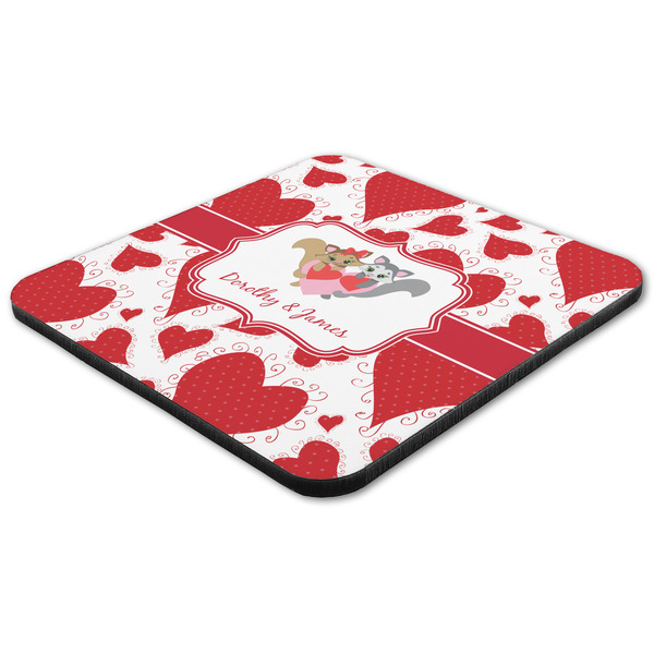 Cute Squirrel Couple Coaster Set - FLAT (one)