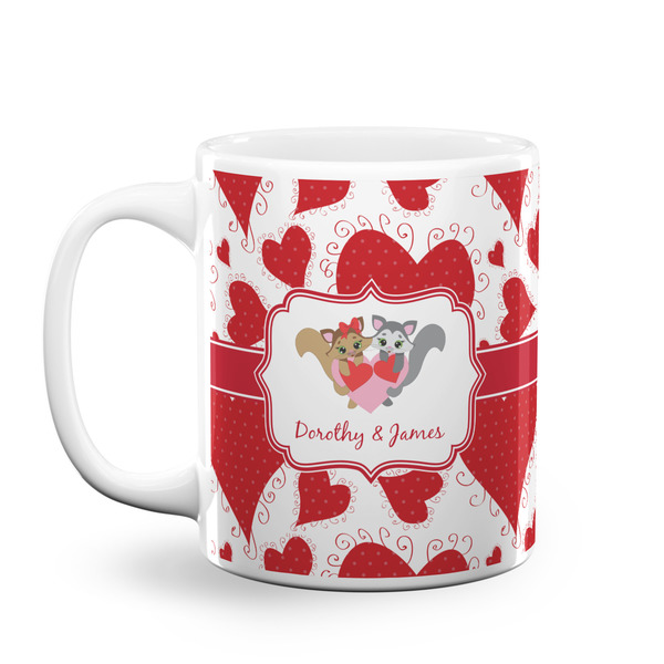 Custom Cute Squirrel Couple Coffee Mug (Personalized)