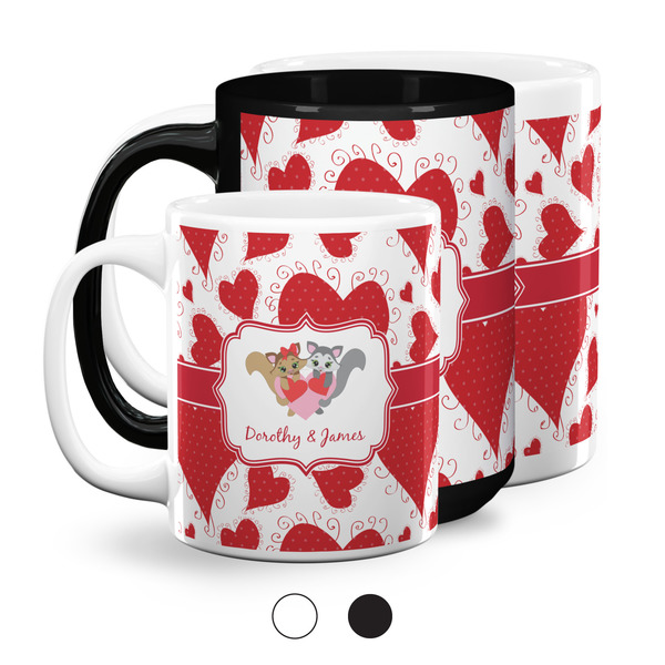 Cute Squirrel Couple Coffee Mugs Main