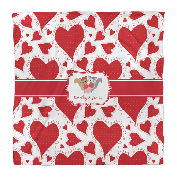 Cute Squirrel Couple Comforter - Queen - Front