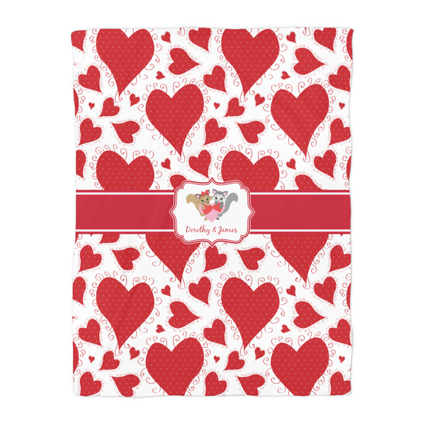 Cute Squirrel Couple Comforter - Twin - Front